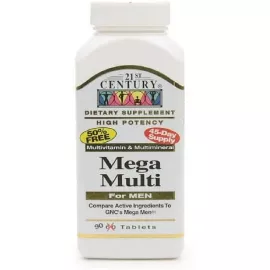 21st Century Mega Multi for Men Multivitamin & Multimineral 90 Tablets
