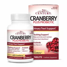 21St Century Cranberry Plus Probiotic 60 Tablets