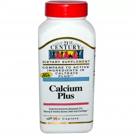21st Century Calcium Plus 120 Caplets