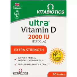 Vitabiotics Ultra Vitamin D3 2000 iu 96 Tablets