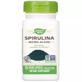 Nature's Way Spirulina 100 Vegan Capsules