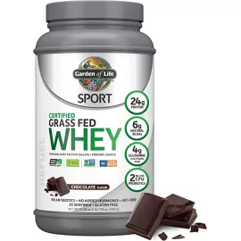 Garden Of Life Sport Certified Grass Fed Clean Whey Protein Isolate Chocolate 23.28 Oz(660g)