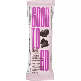 Good To Go Soft Backed Double Chocolate Keto Bar 40 grams