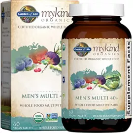 Garden of Life MyKind Organics Multi-Vitamin for Men 40+ Vegetable Tablets 60's