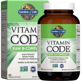Garden of Life, Vitamin Code Raw B-Complex Vegan Capsules 60's