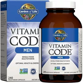 Garden Of Life Vitamin Code 50 And Wiser Men Multivitamin veggie capsules 120's