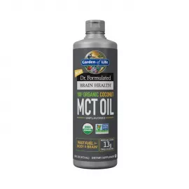 Garden of Life Dr. Formulated Brain Health 100% Organic Coconut MCT Oil 473 ml (16 fl oz)