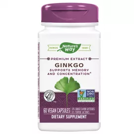 Nature's Way Ginkgo 60 Vegan capsules