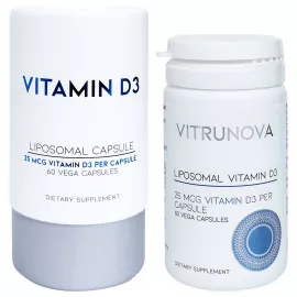Vitrunova Vitamin D3 liposomal Capsule 60 Vega Capsules