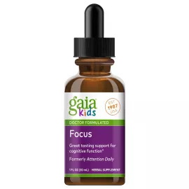 Gaia Herbs Focus Kids Herbal Drops 1 oz Liquid