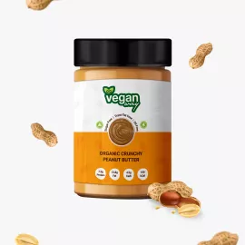 Veganway Crunchy Peanut Butter | Non - GMO | Locally Made in UAE | Pure | No oil | No sugar 280g | Vegan