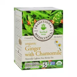 Traditional Medicinals Golden Ginger With Chamomile Tea Bags 16's(24g)