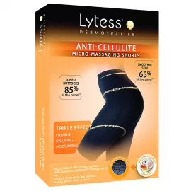 Lytess  Anti-Cellulite  Micro - Massaging Shorts  Black L/XL