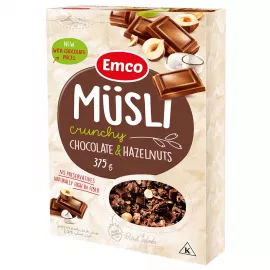 Emco Crunchy Müsli With Chocolate And Hazelnuts 375g