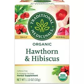 Traditional Medicinals Heart Tea With Hawthorn Hibiscus Tea Bags 16's