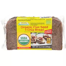 Mestemacher Organic Flaxseed & Chia Bread 350g