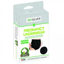 Go Silver Pregnant Underwear Black Size Large