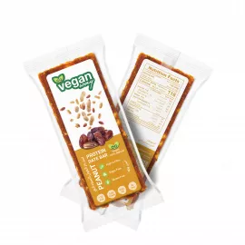 Vegan Way High Protein Peanut and Dates Granola Bars | All Natural, Clean Ingredient Breakfast Bars | Breakfast & Cereal Bars | Protein Snack Bars | Gluten Free | Dairy Free | Soy Free | 40g