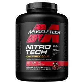 Muscletech Nitro Tech 100% Whey Gold Double Rich Chocolate 5 Lb (2.27 Kg)
