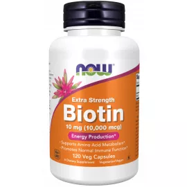 Now Foods Biotin 10 mg 120 Veg Capsules