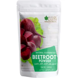 Bliss of Earth Red Beetroot Supplement Powder For Drink, Juice Face Hair and Skin Increases Energy Nitric Oxide Booster Powdered Superfood for Healthy Heart and  Body Chukandar Powder 100GM