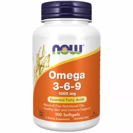Now Foods Omega 3-6-9 1000 mg 100 Softgels