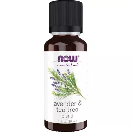 Now Essential Oils Lavender & Tea Tree Oil Blend 60/40 100% Pure 1 Fl. Oz.