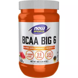 Now Sports Bcaa Big 6 Powder Natural Watermelon Flavor 600grams