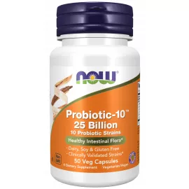 Now Foods Probiotic-10 25 Billion 50 Veg Capsules