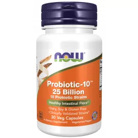 Now Foods Probiotic-10 100 Billion 30 Veg Capsules