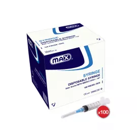 Max Disposable Syringes 5ml ,100pcs/Box