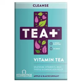TEA+ Cleanse  Vitamin Green Herbal Tea  14 Day Supply