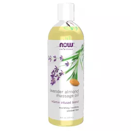 Now Solutions Lavender Almond Massage Oil 16 fl oz. / 473 ml
