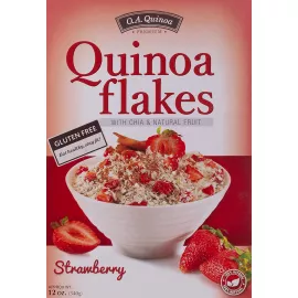 O.A. Quinoa Flakes - Strawberry 340g