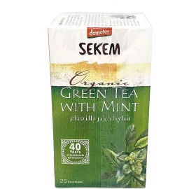 Sekem Organic Green Tea With Mint 25 Envelopes