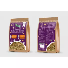 Vegan Way Paleo Nut Granola Healthy Breakfast Cereal | Refined Sugar Free| Healthy Breakfast | Vegan | Gluten Free| 400g