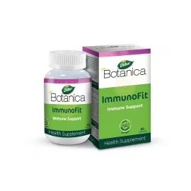 Dabur Botanica ImmunoFit Veg. Capsules | 12 Ingredients | Boosts Immunity | Turmeric | Vitamin C | Ginger | Ginseng | Herbal | Antioxidant | 60's