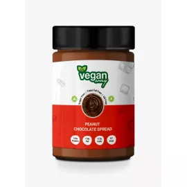 VeganWay Paleo Chocolate Peanut Spread with Roasted Peanuts, Organic Agave and Vegan Chocolate. Vegan | Low Carb | No Palm Oil | No Added Sugar | Dairy and Lactose Free | Gourmet Spread | 280g