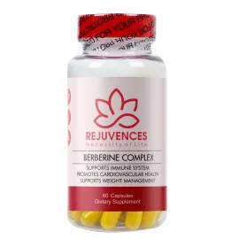 Rejuvences Berberine 500 Mg Capsules With Bitter Melon And Banaba Leaf For Heart Health And Immune Support Capsules 60's