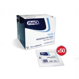 Max Sterile Adhesive Eye Pad 50pcs/Box