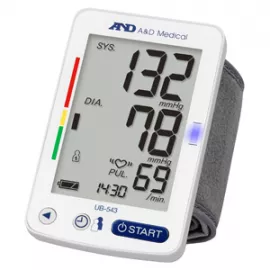 A&D UB-543 Correct Position Guidance Wrist Blood Pressure Monitors