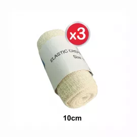 Max Cotton Crepe Bandage 10cmx4.5m -3 Pcs
