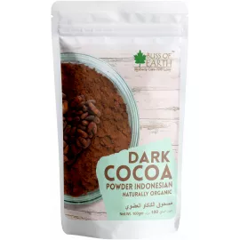 Bliss of Earth Naturally Organic Dark Cocoa Powder for Baking Chocolate Cake Cookies Chocolate Shake Unsweetened Cocoa 100g