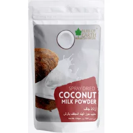 Bliss of Earth Coconut Milk Powder Organic Gluten Free Vegan Unsweetened for Beverages Curries and  Other Recipes Making 100g