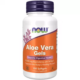 Now Foods Aloe Vera gels 10,000 mg  100 Softgels