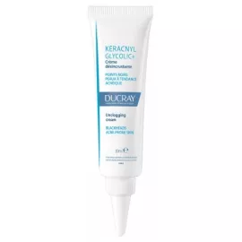 Ducray Keracnyl Glycolic + Unclogging Cream 30 ml