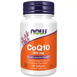 Now Foods CoQ10 100 mg  50 Softgels