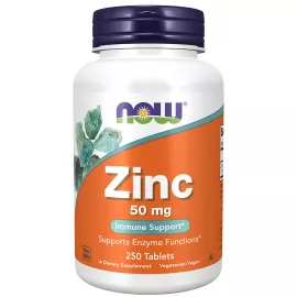 Now Foods Zinc Gluconate 50mg 250 Tablets