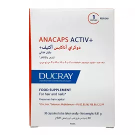 Ducray Anacaps Activ Plus Beig 30 Un