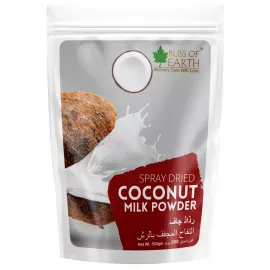 Bliss of Earth Coconut Milk Powder Organic Gluten Free, Vegan Unsweetened for Beverages Curriesand Other Recipes Making 500g
